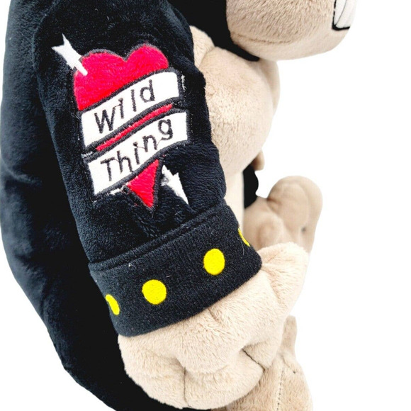 Dan Dee Smiling Gorilla w/ Wild Thing Tattoo 2011 Plush Stuffed Animal 15" - Picture 4 of 8